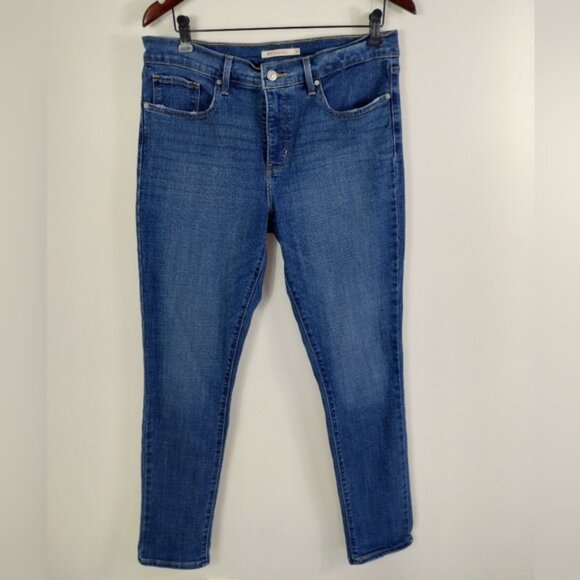 Levi's Jeans Womens Size 31 Blue Shaping Skinny Mid Rise Denim 311 Premium Comfy - Picture 1 of 9